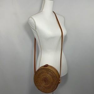 Round Rattan Bali Bag